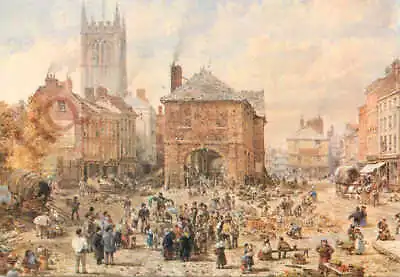 Picture Postcard>>Ludlow Castle Square By Louise Rayner • £2.49